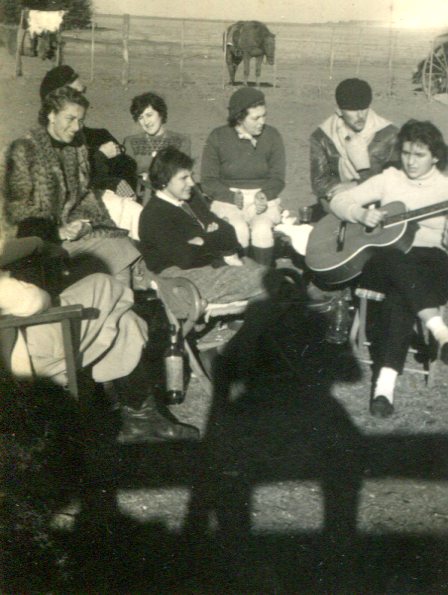 guitarreada en el campo
