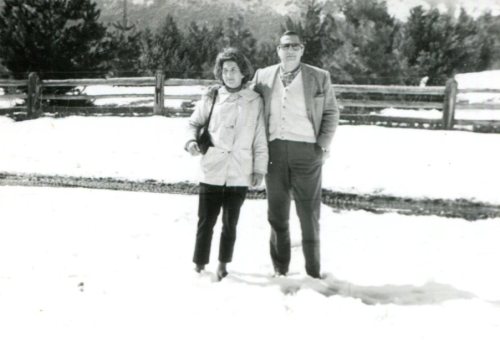 mamá y papá en Bariloche